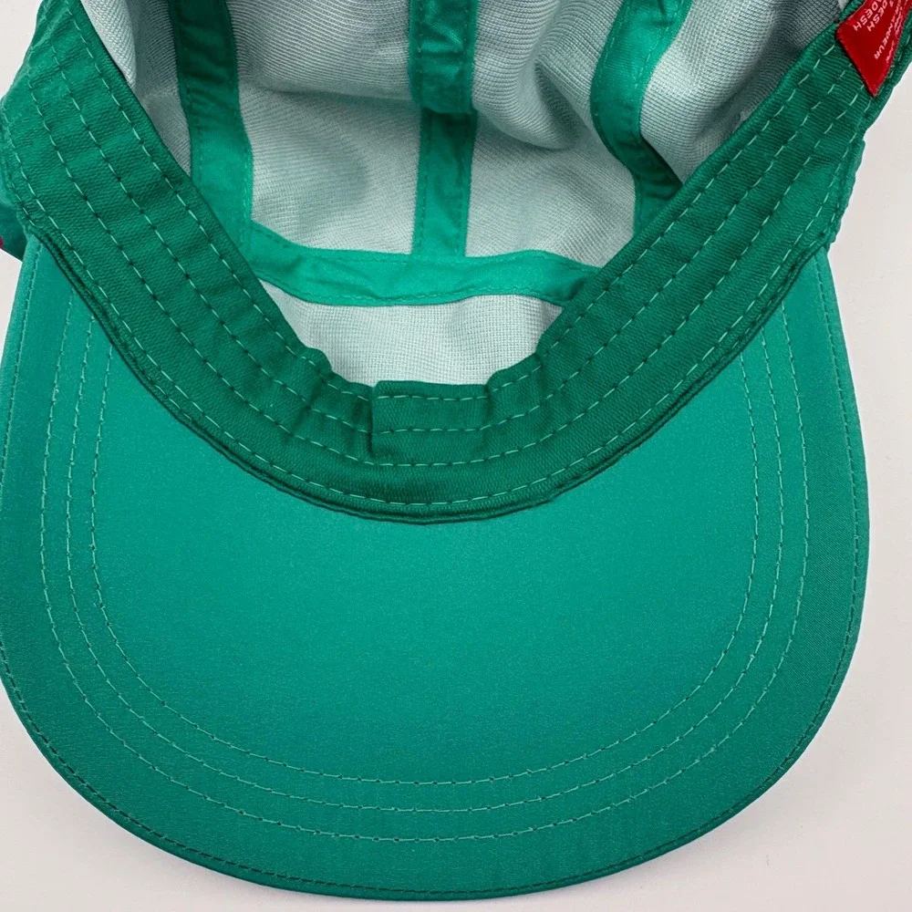 Puma Womens Teal Pink Logo Five Panel Baseball Cap One‎ Size Adjustable Strap